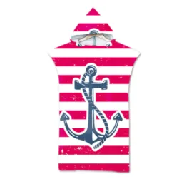 Striped Surf Poncho