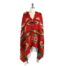 Women’s Thin Hooded Poncho