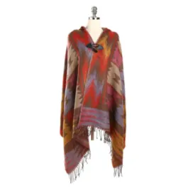 Women’s Thin Hooded Poncho
