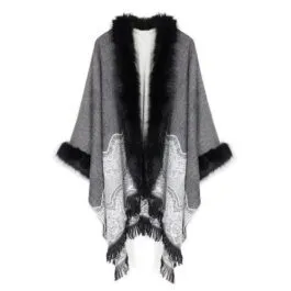 Women’s Fine Fur Poncho