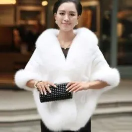 Women’s Luxury Fur Poncho
