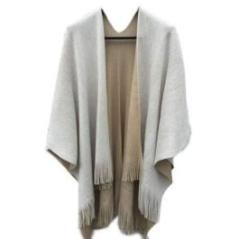 Women’s Plain Wool Poncho