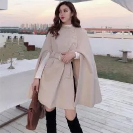 Women’s Poncho With Belt