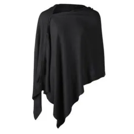 Cashmere Plaid Poncho