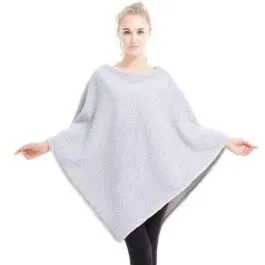 Women’s Plaid Fleece Poncho
