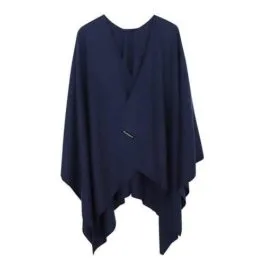 Women’s Plain Cashmere Poncho