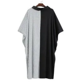 Men’s Extra Long Two-Tone Poncho