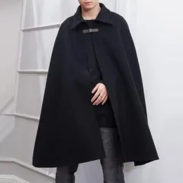 Men’s Long Warm Poncho