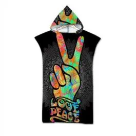 Colorful Surf Poncho