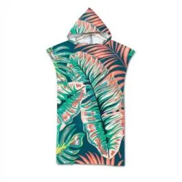 Hooded Cotton Surf Poncho