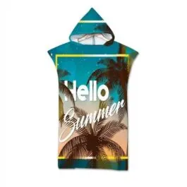 Summer Cotton Surf Poncho