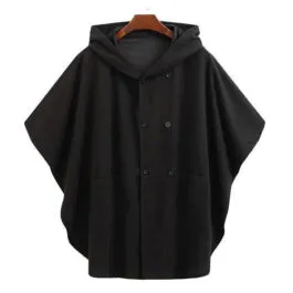 Men’s Hooded Cape Poncho