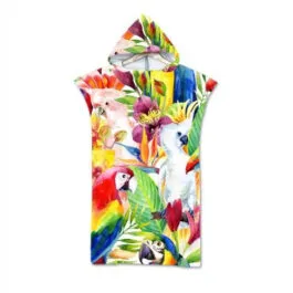 Colorful Adult Surf Poncho