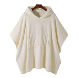 Men’s Soft Plaid Poncho