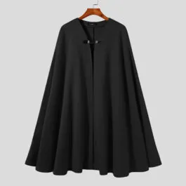 Men’s Black Winter Cape