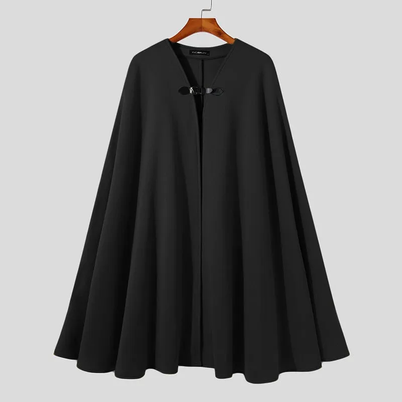 Men's Black Winter Cape