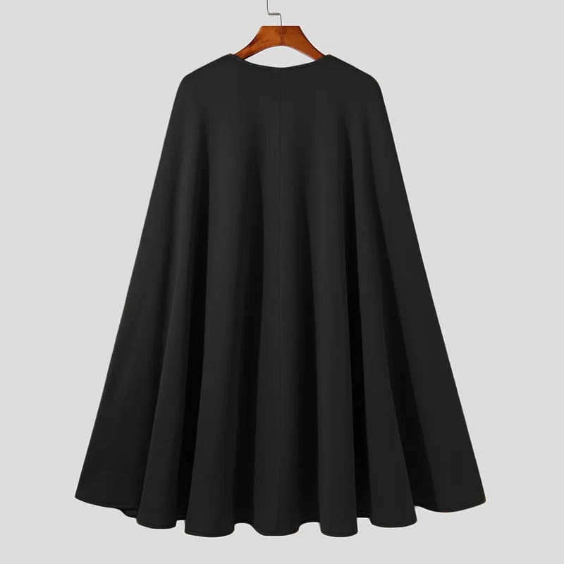 Men's Black Winter Cape