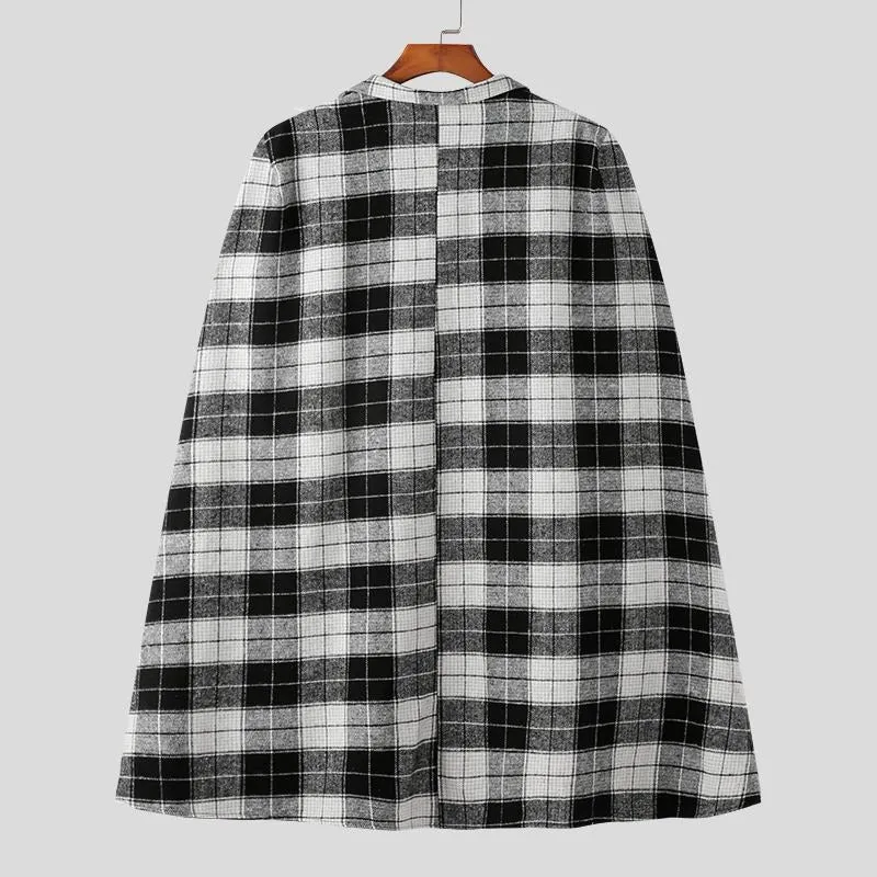 Men's Checked Cape