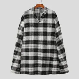 Men’s Checked Cape