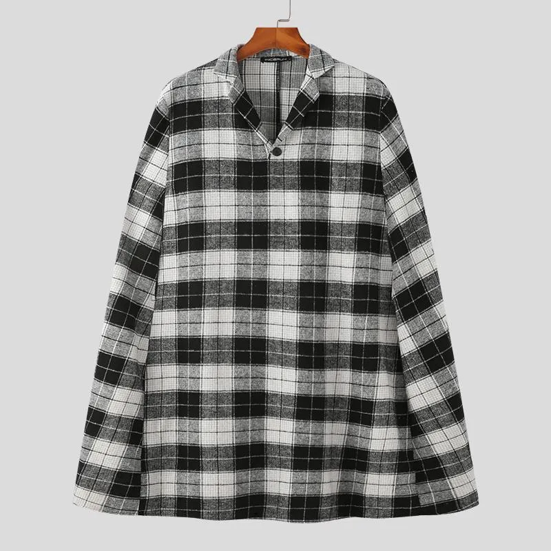 Men's Checked Cape