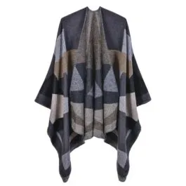 Women’s checked cape