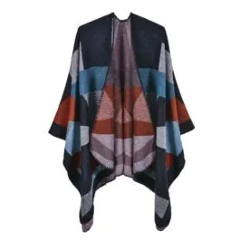 Women’s checked cape
