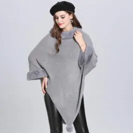 Cowl Neck Poncho