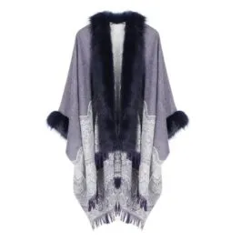 Fake Fur Poncho