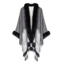 Fake Fur Poncho