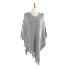 Women’s Fringed Poncho