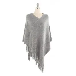 Women’s Fringed Poncho