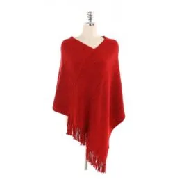 Women’s Fringed Poncho