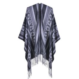 Women’s Flowers & Fringes Poncho
