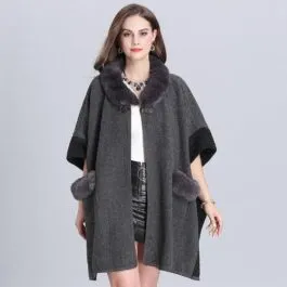 Women’s Fur Poncho