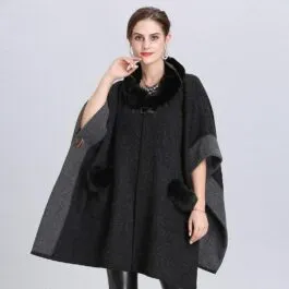 Women’s Fur Poncho