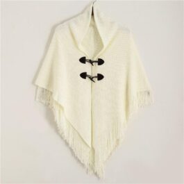Ladies Fringed Poncho