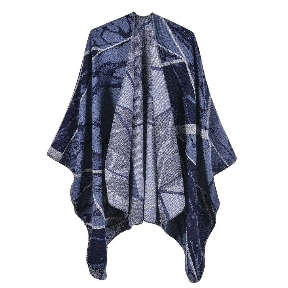 Geometric Women's Poncho