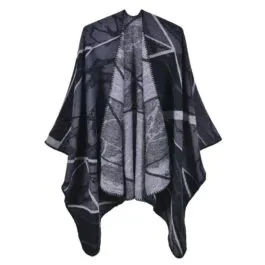 Geometric Women’s Poncho