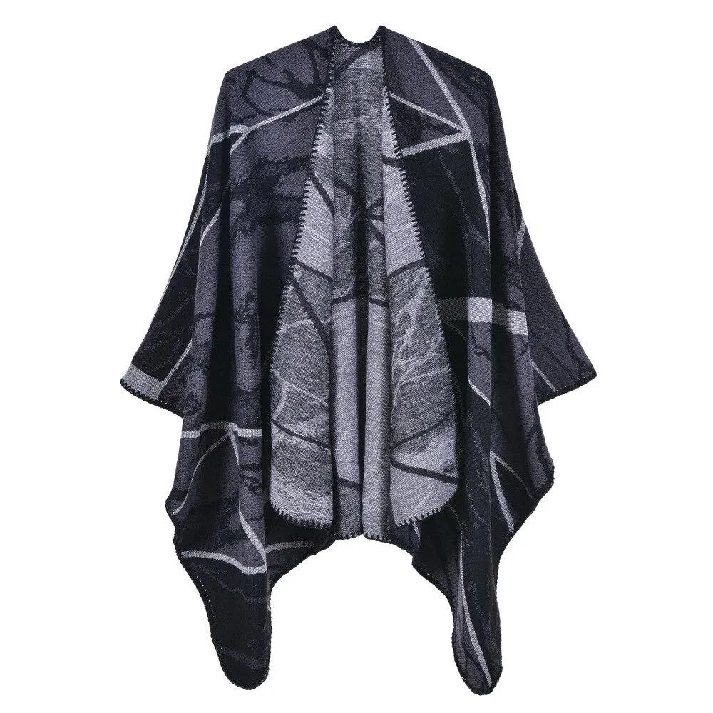 Geometric Women's Poncho