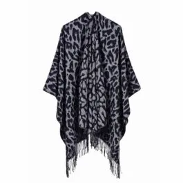 Leopard Print Poncho​