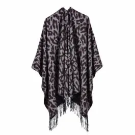 Leopard Print Poncho​