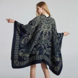 Women’s Poncho Iranian Patterns