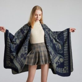 Women’s Poncho Iranian Patterns