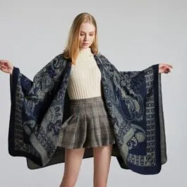Women’s Poncho Iranian Patterns
