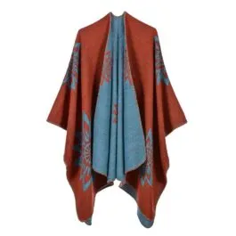 Orange Women’s Poncho