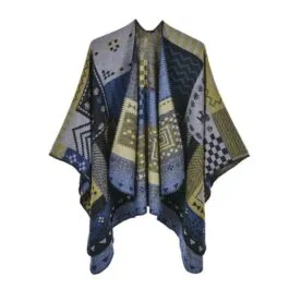 Women’s Patchwork Poncho