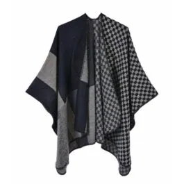 Women’s Poncho Small & Large Checks