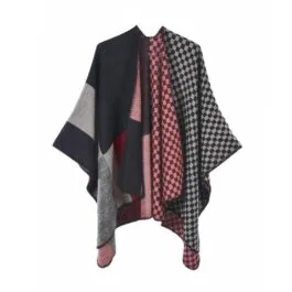 Women’s Poncho Small & Large Checks