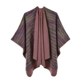 Women’s Vintage Stripe Poncho
