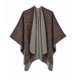 Women’s Vintage Stripe Poncho